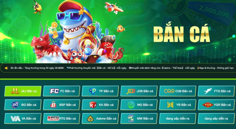 Bắn cá đổi thưởng - Giải trí kịch tính dưới đại dương