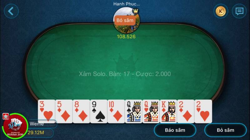 Đọc vị đối thủ – Bí quyết sống còn trong Sâm Lốc online