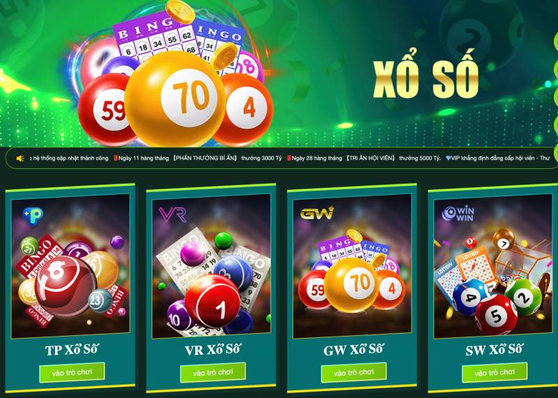 Xổ số online - Vận may trong tầm tay